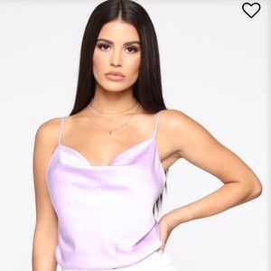 NWT Fashion Nova satin camisole
